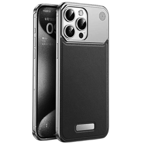 Armor King Aluminum + Leather Heat Dissipation Aromatherapy Protective Cover Case