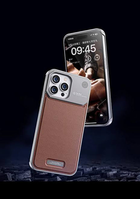 Armor King Aluminum + Leather Heat Dissipation Aromatherapy Protective Cover Case